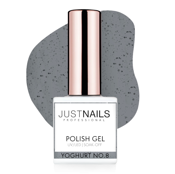 JUSTNAILS Polish Color Gel - YOGHURT NO.8 - Polish Shellac Soak-off