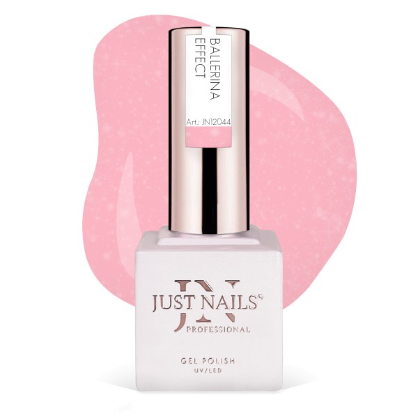 JUSTNAILS Polish Color Gel - BALLERINA EFFECT - Polish Shellac Soak-off