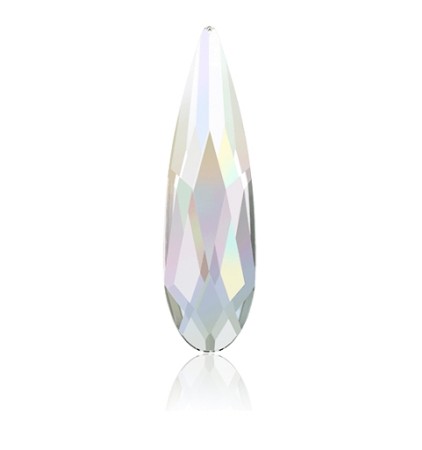 Kristall Glas Steinchen High End Quality - Raindrop Crystal AB klein