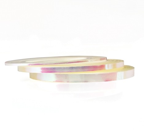 JUSTNAILS Irisierende Stripes transparent Set