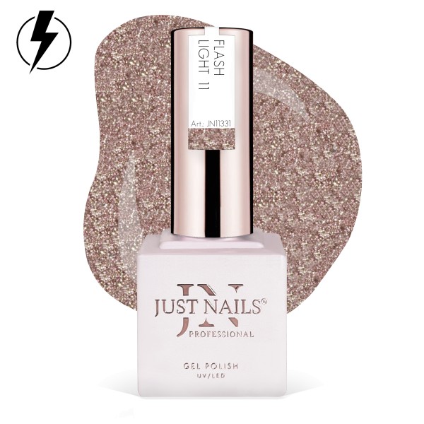 JUSTNAILS Gel Polish Color - Flash Light 11 - Shellac Soak-off