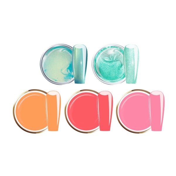 JUSTNAILS Farbgel MINI SUMMER SET