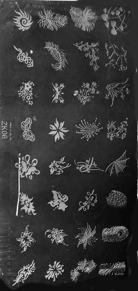 JUSTNAILS Stamping Schablone M (06)