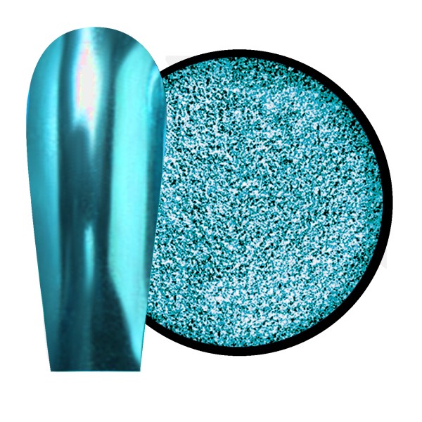 JUSTNAILS Mirror-Glow Nagel Pigment - SKY LABIRINTH