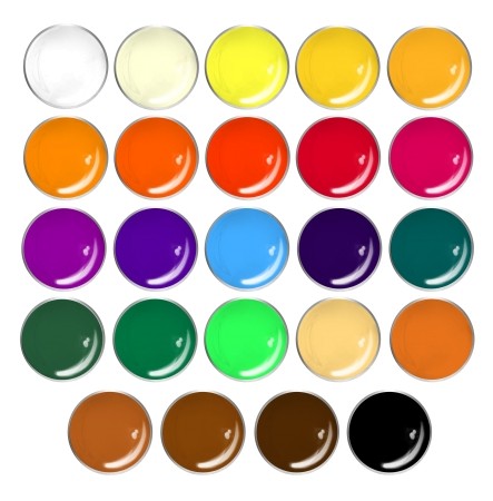 JUSTNAILS Premium Acrylmalfarben SET 24 x 12ml