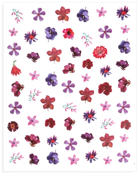 JUSTNAILS Sticker Flowers 802