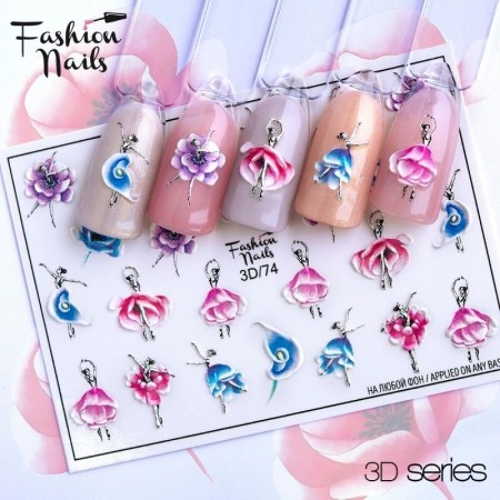 JUSTNAILS 3D/74 Wraps Fashionnails