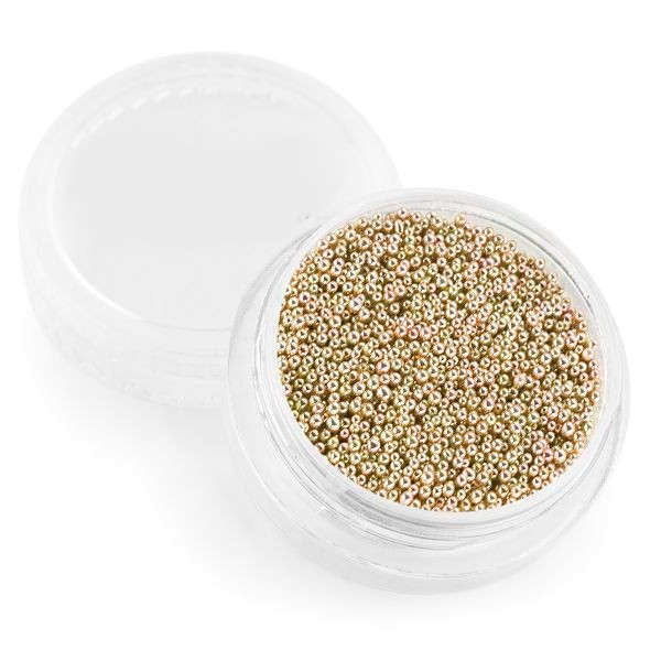 Kaviar Nailart gold Perlen