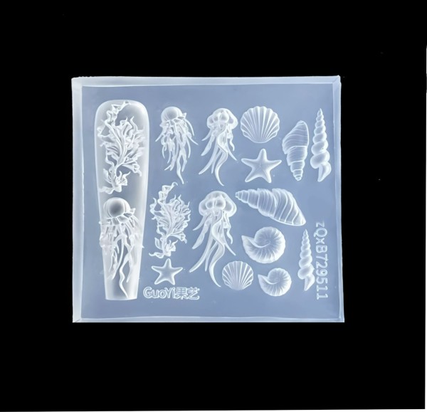 JUSTNAILS silicone molds form 09