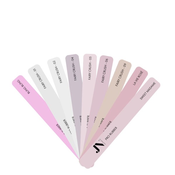 Muster Tip Swatch Labels: PRO RUBBER Glitter