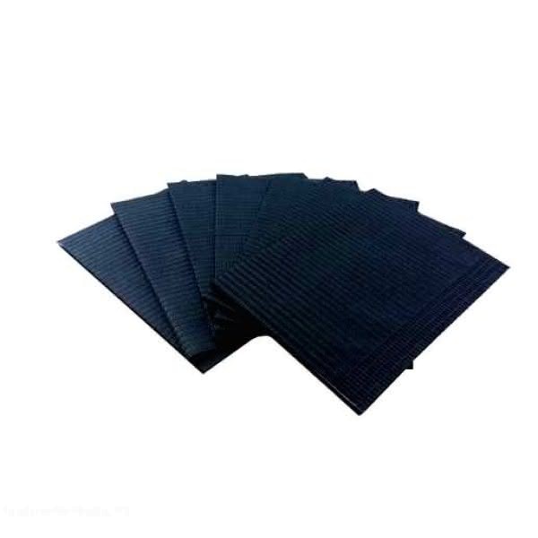 JUSTNAILS 50x einweg Tischunterlagen Pastell schwarz