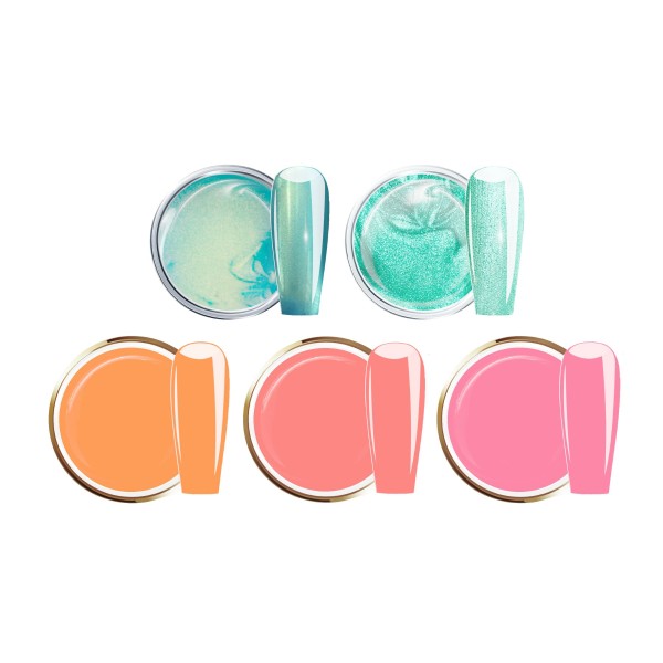 JUSTNAILS Farbgel MINI SUMMER SET