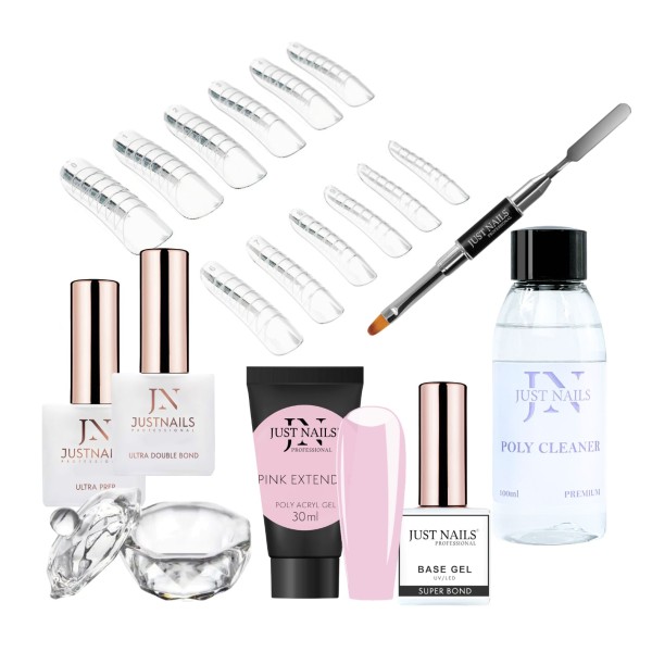 JUSTNAILS Premium Polygel Dual Tips Starter Set