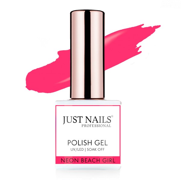 JUSTNAILS Gel Polish Color - NEON Beach Girl - Shellac Soak-off